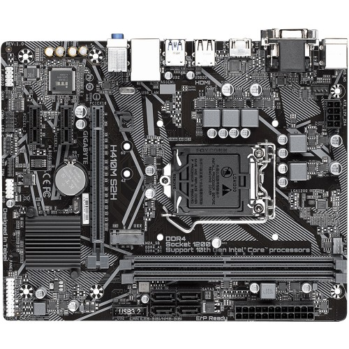 Gigabyte H410M S2H 10th Gen Micro ATX Motherboard - Image 2