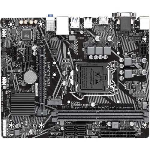 GIGABYTE H410M S2H 10TH GEN MICRO ATX MOTHERBOARD - Image 2