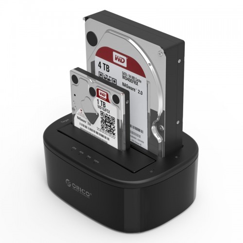 Orico 6228US3-C 2.5 / 3.5 inch Dual Bay USB3.0 1 to 1 Clone Hard Drive Dock - Image 3