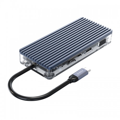 Orico WB-11P Type-C 11-in-1 Transparent Hub - Image 2