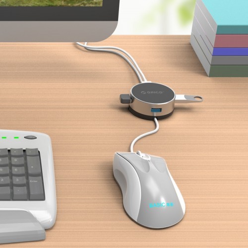 Orico BNS1-SV 4 Port USB 3.0 HUB With Mouse Cable Management - Image 4