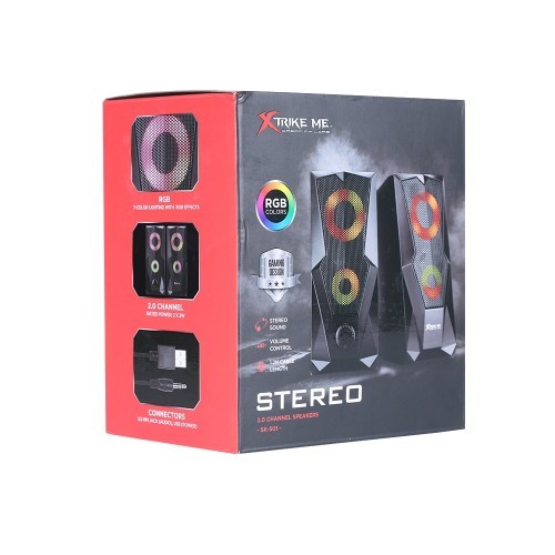 Xtrike Me SK-501 2.0 Channel Stereo RGB Gaming Speaker - Image 3