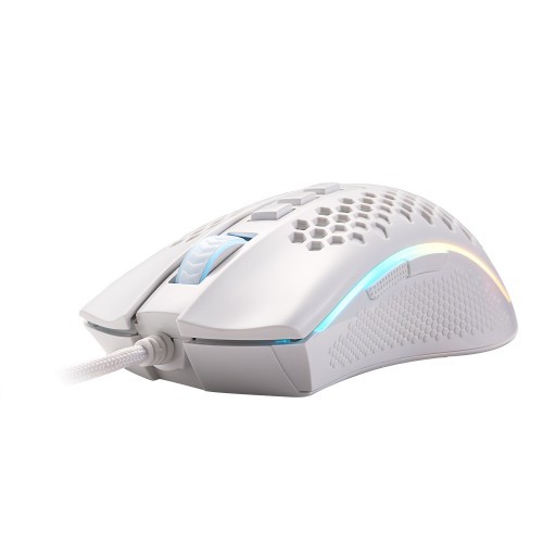 Redragon M808 Storm White Lightweight RGB Honeycomb Gaming Mouse - Image 4