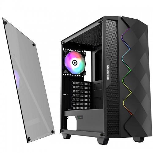 MaxGreen A361 RGB Mid Tower Case - Image 3