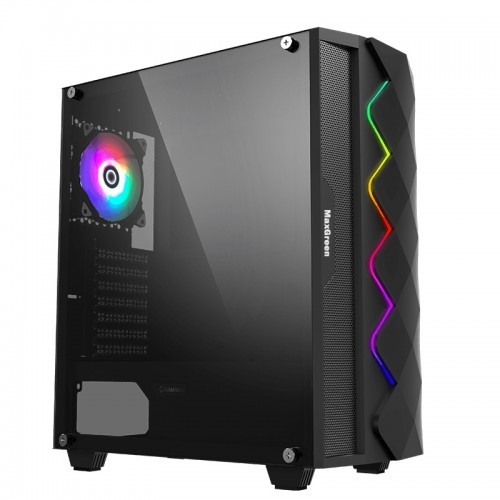 MaxGreen A361 RGB Mid Tower Case - Image 4