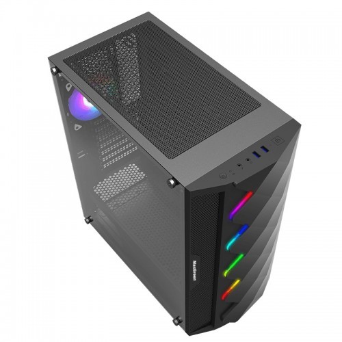 MaxGreen A361 RGB Mid Tower Case - Image 2