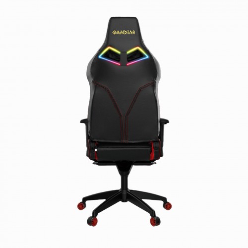 GAMDIAS ACHILLES P1 L Black & Red Gaming Chair - Image 2