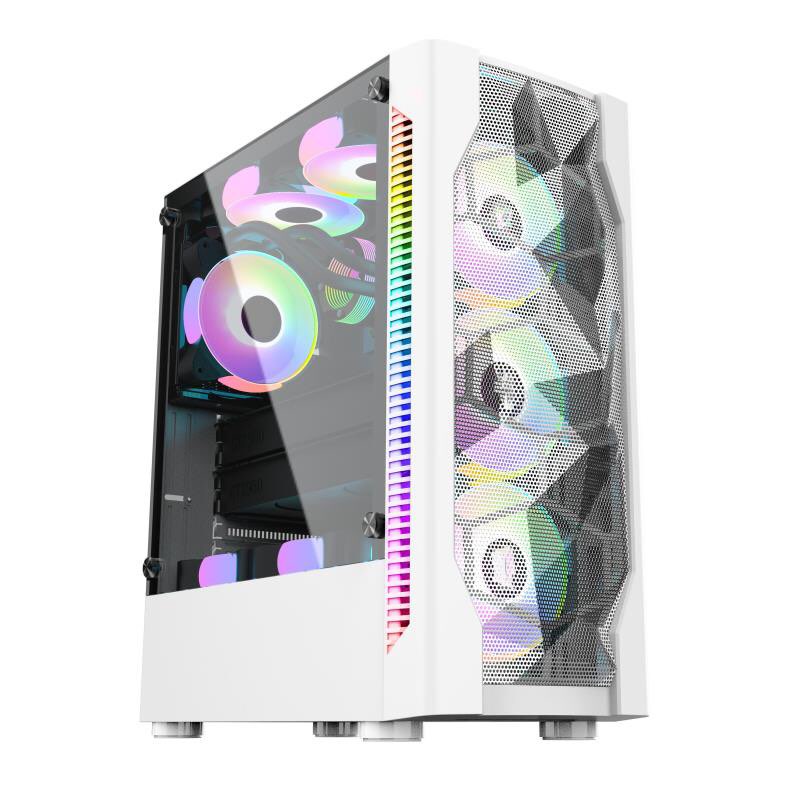 View One V335DW RGB Gaming Casing White