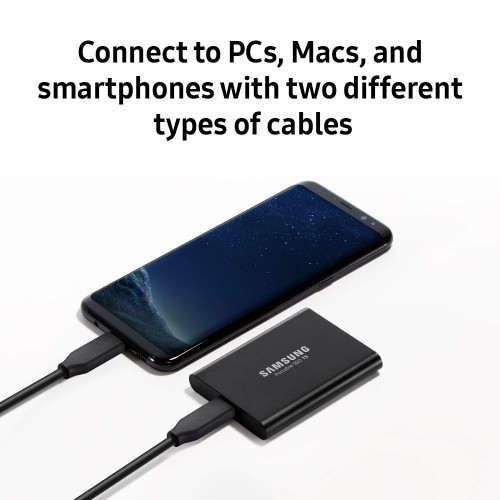 Samsung T5 500GB USB 3.1 Type-C Portable SSD - Image 2
