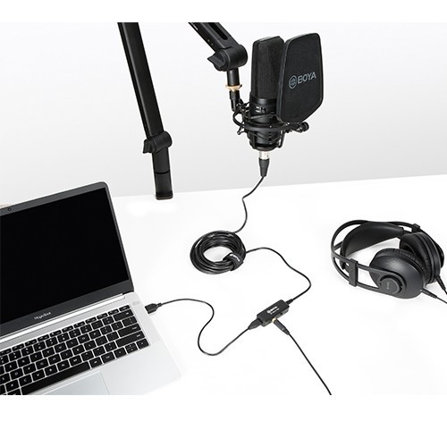 BOYA BY-BCA7 Pro XLR to Lightning & USB-A & Type-C Connectors Microphone - Image 4