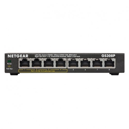 Netgear GS308P 8-Port Gigabit Ethernet Unmanaged Switch with 4-Port PoE - Image 3