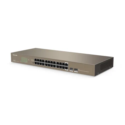 Tenda TEG1024F 24 Port Gigabit Unmanaged Switch With 2 SFP Port - Image 3
