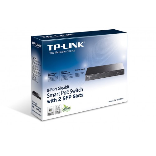 TP-Link TLSG2210P 8 Port Gigabit Smart PoE Switch - Image 3