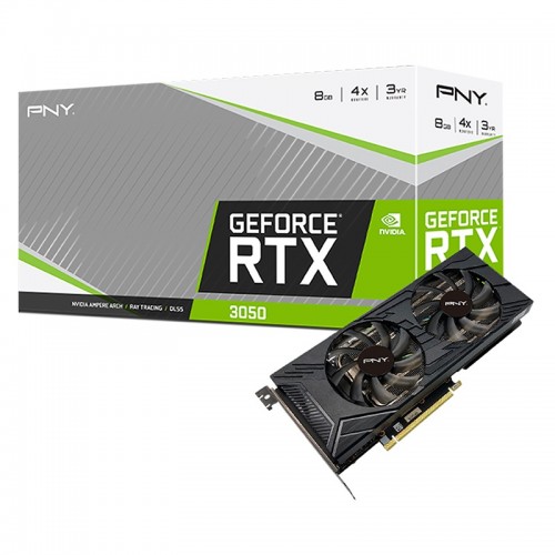 PNY GeForce RTX 3060Ti 8GB VERTO Dual Fan (LHR) GDDR6 Graphics Card