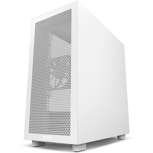 NZXT H7 Flow ATX Mid-Tower Airflow Casing White - Image 2