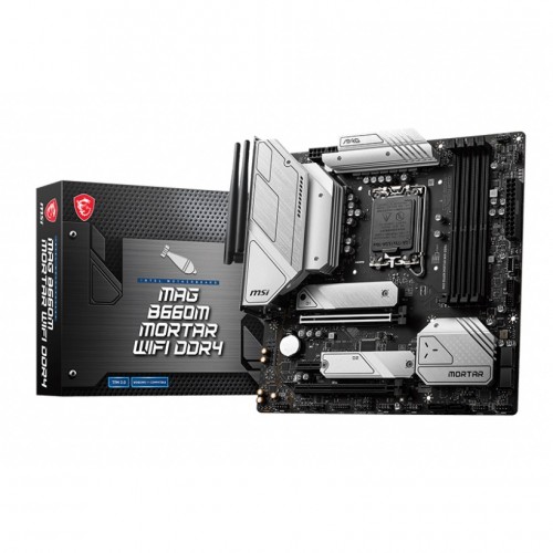 MSI MAG B660M MORTAR WIFI DDR4 12th Gen Micro-ATX c