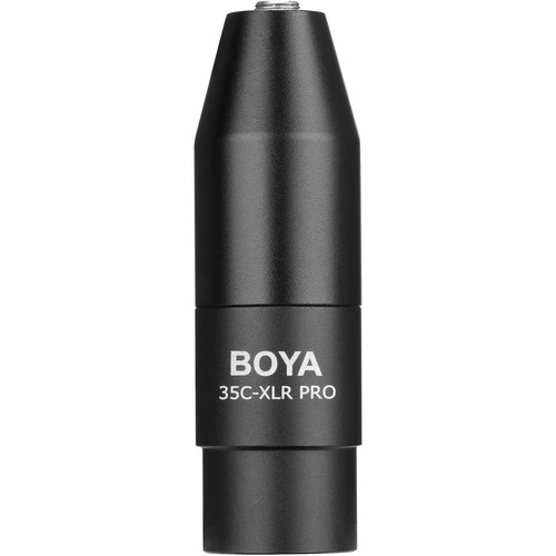 BOYA 35C-XLR Pro Mini-Jack to XLR Adapter with Power Converter - Image 2