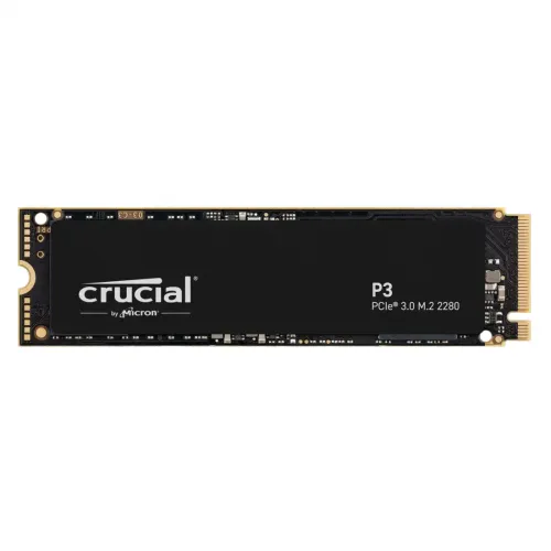 Crucial P3 500GB M.2 2280 NVMe PCIe Gen3x4 SSD - Image 2