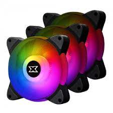 XIGMATEK Galaxy III Essential Arctic 120mm RGB Case Fan (3 Pack)