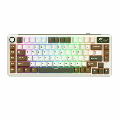 ROYAL KLUDGE RK L75 Tri-Mode Hot-Swappable Wireless Mechanical Gaming Keyboard