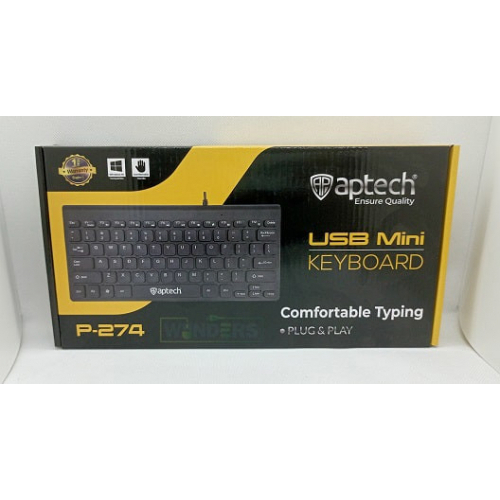 Aptech P274 USB Mini Desktop Keyboard