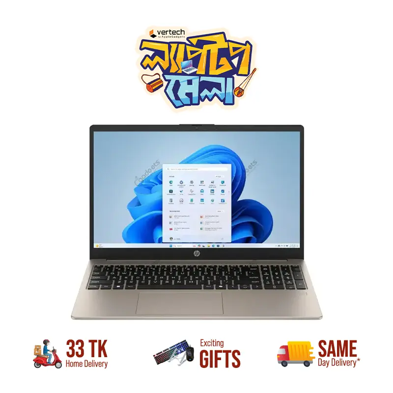 HP 15-FD0230WM Intel Core i3-N305 Intel UHD Graphics 15.6" FHD Laptop